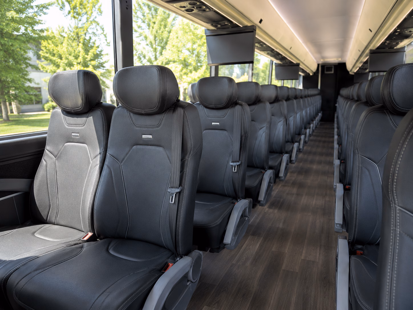 albany charter bus services interior